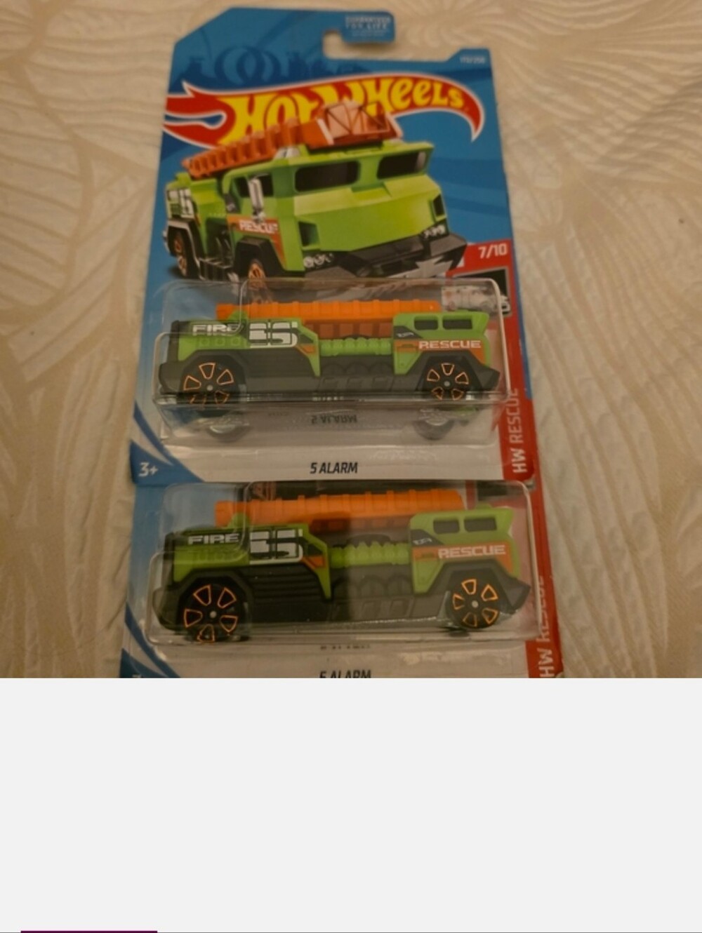 5 Alarm Rescue Truck - Green & Orange